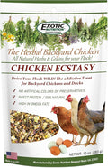 Chicken Ecstasy (10 oz.) - Healthy All-Natural Backyard Chicken Feed - Natural Grains, Dried Mealworms & Natural Extracts - Promotes Healthy Chickens & Eggs