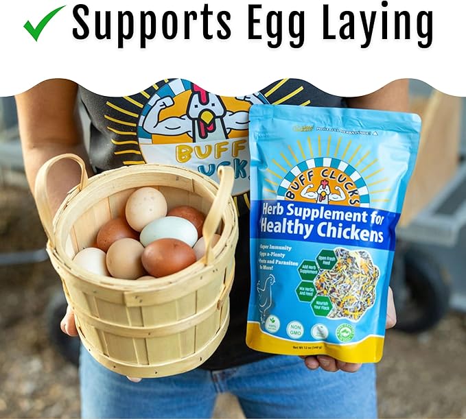 Healthy Chickens Bundle - Herb Supplements for Backyard Chickens and Grub Fuel Black Soldier Fly Larvae - Nutrient Packed Chicken Treats, Poultry Feed