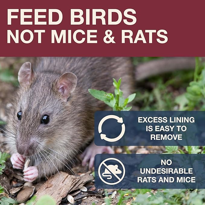 SWISSINNO Bird Feeders - No Mess Fat Ball/Suet Feeder for Outdoors Hanging - Smart Birds Lucerne Spill Proof Wild Cardinal Bird Feeder with Integrated Seed Catcher Tray - Burgundy