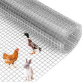 Hardware Cloth 1/2 inch - 36in x 50ft 19GA Heavy Duty Galvanized Chicken Wire Mesh Roll, Hot-Dipped After Welding for Chicken Coop, Rabbit Cages & Garden Fencing – Poultry Netting & Fencing