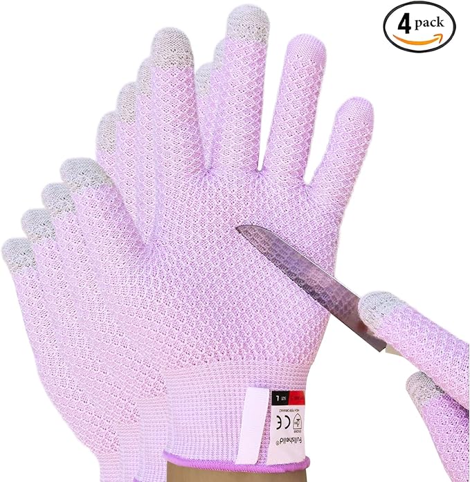 Fullsheild Cut Resistant Gloves Food Grade Level 5 Protection for Kitchen Anti Cut Gloves for Meat Cutting Woodworking