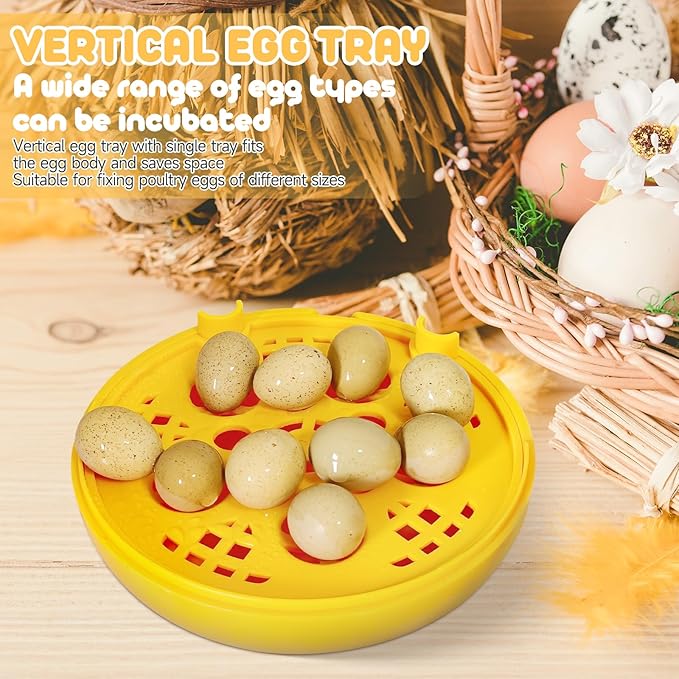 Eggs Incubator,Automatic Smart Control Hatcher Machine,Eggs Hatching Incubator, Temperature Controlfor Hatching Goose,Parrots
