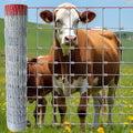 Farm Fence 4x164FT, Thickened 12 Gauge Galvanized Wire, Durable Woven Wire Fencing with Hinge Knot for Cattle, Goats & Sheep, Hog, Livestock Fence, Farm & Field Use