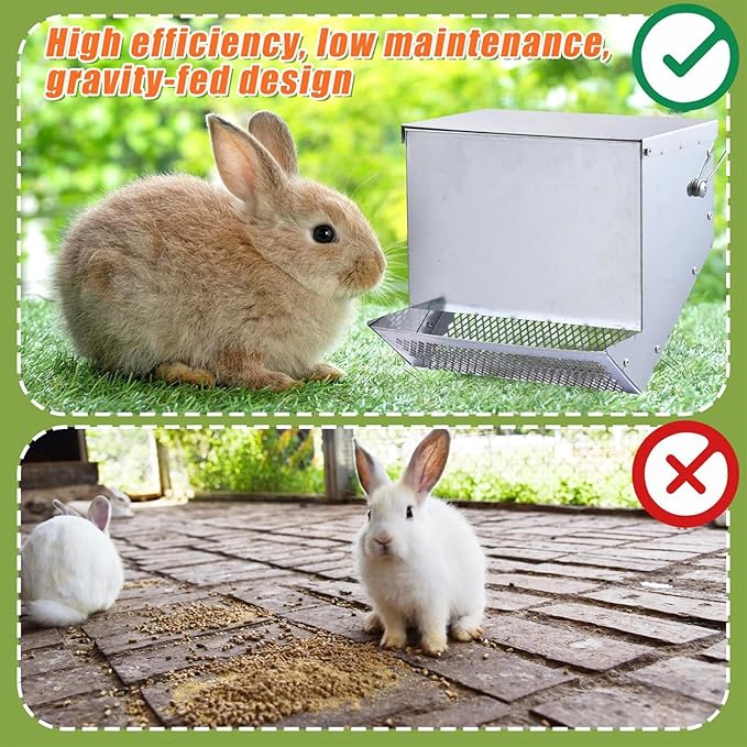 Heavy Duty Iron Pet Feeder with Rain Shield and Dirt for Outdoor Use Poultry Supplier