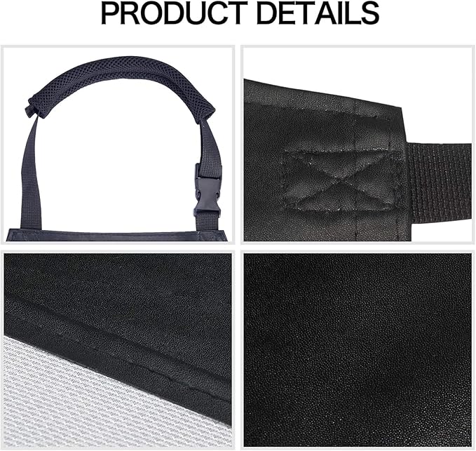 Homsolver Waterproof Rubber Vinyl Apron for Unisex Adult, Adjustable, Lightweight, Chemical Resistant Extra Long Work Apron