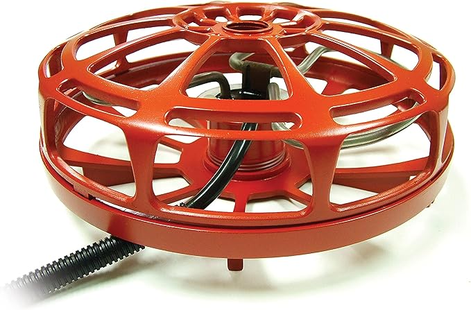 K&H Pet Products Bucket Heater, Ultimate Pail & Water Submersible Deicer (No Float), Animal Bucket Heater for Goats, Horses, Cattle, Chickens and Livestock Deicer - Red 250W (Pack of 6)