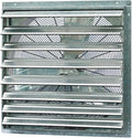 iLiving - 30" Wall Mounted Shutter Exhaust Fan - Automatic Shutter - Single Speed - Vent Fan For Home Attic, Shed, or Garage Ventilation, 5088 CFM, 7500 SQF Coverage Area, Silver (ILG8SF30S)