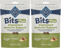 Blue Buffalo Blue Bits Plus Digestion and Immune Support Dog Treats, Chicken, 9.5-oz. Bag (Pack of 2)