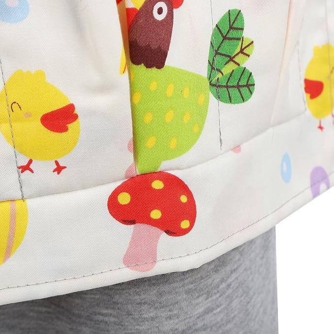 Eggs Collecting Protective Apron with Multiple Pockets, Cotton Twill, Durable and Washable - Heavy Duty Design, Convenient Egg Gathering for Women (Large: Approx. 17.6x16.2x15cm / 6.93x6.38x5.91in)