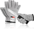 Cut Resistant Gloves, Level 5 Protection, Food Grade Safety Gloves for Mandolin Slicing, Multiple Sizes