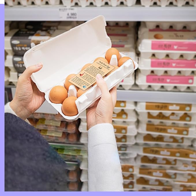 200 PCS Fresh Farm Egg Handling Instruction Cards, Double-sided Printing Egg Carton Stamp Bulk with Washed/Unwashed Fresh Egg Care Accessories Card Labels for Farm Fresh Eggs (3.5” x 2”)