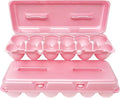 Cackle Hatchery Foam Egg Cartons for Chicken Eggs Holds 1 Dozen Eggs (Pink, 15pk)