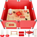 All-in-One Chicken Brooder Box for Chicks Starter Kit with Heater, Perch, Sawdust, Feeder & Waterer, Large Reinforced Stainless Steel Frame Poultry Brooder for Up to 30 Baby Chicks, Ducks & Quail