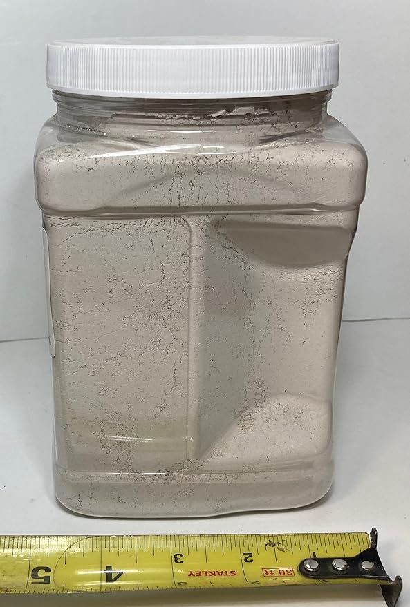 Poultry Powder - All Natural Chicken Dust Bath - 3 Organic Ingredients: Limestone Powder, Hardwood Ashes & Fossil Shell Flour (3 Pound)