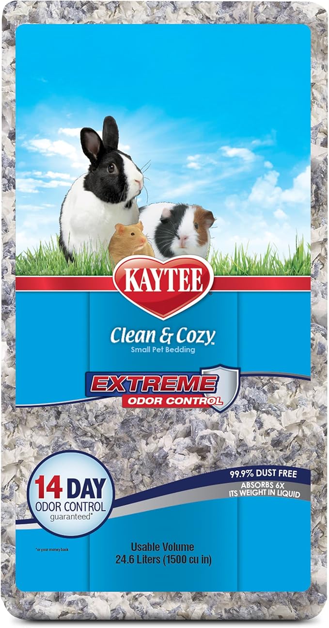 Kaytee Clean and Cozy Extreme Odor Control Bedding for Small Pets 24.6 Liter