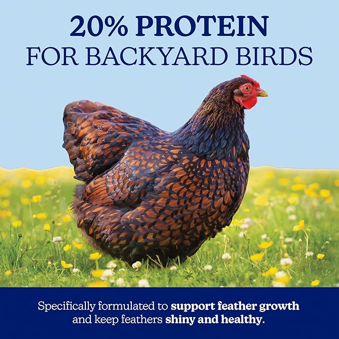 Nutrena NatureWise 20% Protein Feather Fixer, Chicken Food Pellet, Poultry Feed, 40 lbs