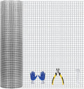 Hardware Cloth, 1/2 inch 24inx50ft 21GA Hot-dip Galvanized Wire Mesh, Wire Fence, Chicken Wire Mesh,Poultry Farming, Garden Fence,Wire Mesh, Tree Protection, Gopher Wire, Rabbit Wire.