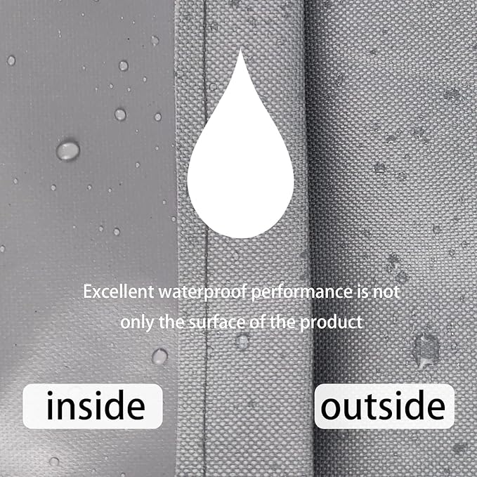 Waterproof Universal Generator Cover 24 x 18 x 20 inch for Predator 3500 Predator 4375 Wen 3800 Honda EU3000iS,Heavy Duty Thicken 600D Polyester,Weather and UV Resistant,Grey