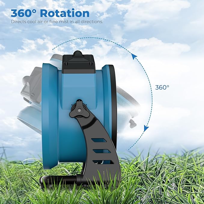 XPOWER FM-65 Multi-purpose Misting Fan and Air Circulator