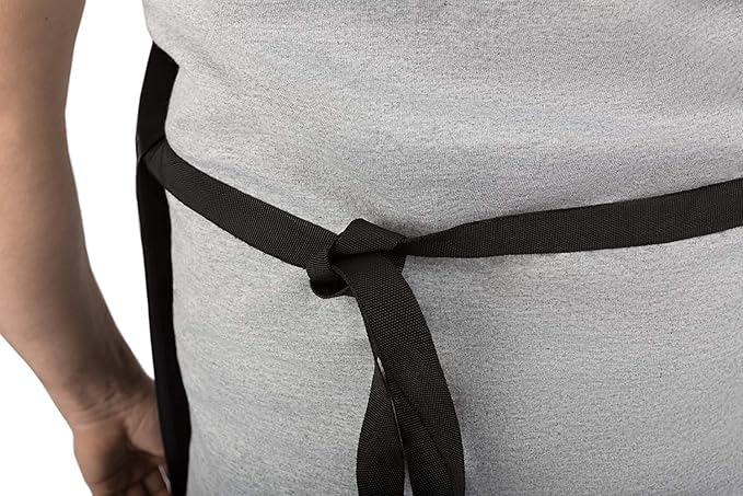 KNG Heavy Duty Waterproof Vinyl Apron – Black - Case of 20