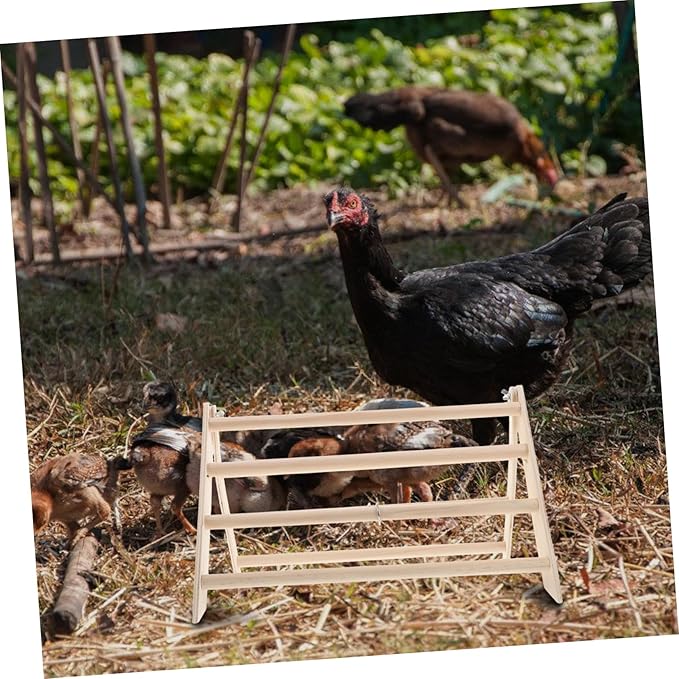 TOYANDONA Chicken Perch Stand for Chicks Roosting Bar for Poultry Habitat Supplies Detachable Design for Easy Cleaning Space Efficient Storage for Coop and Brooder
