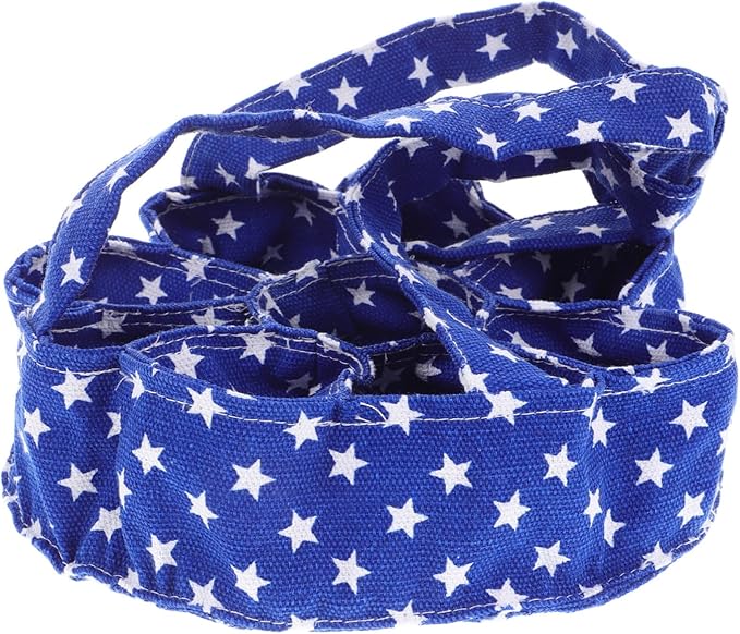 ABOOFAN 9bags Egg Gathering Basket Pockets Chicken Egg Collector for Fresh Quail Collecting Bag Bag for Farmhouse Decor