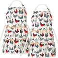 Loopeer 2 Pcs Egg Apron Collecting Apron for Fresh Egg Gathering Adjustable Gathering with Pocket for Gift Women