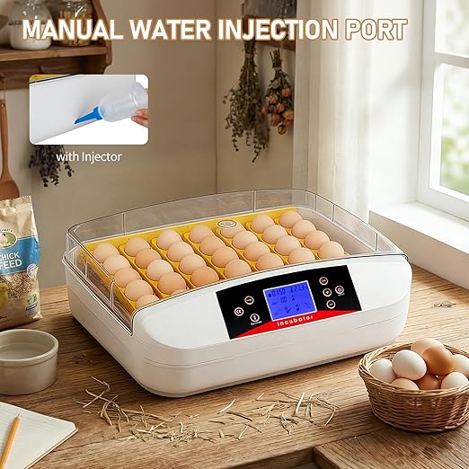 Winado Incubators for Hatching Eggs, 41 Egg Incubator with Automatic Egg Turning & Temperature Control, Egg Candler, and Day Counter for Chicken, Duck, and Quail Eggs Hatching