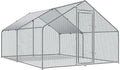Betterhood Large Metal Chicken Coop Upgrade Tri-Supporting Wire Mesh Chicken Run,Chicken Pen with Water-Resident and Anti-UV Cover,Duck Rabbit House Outdoor(10’ W x 13’ L x 6.5’ H)