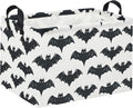 Batman Baskets for Kids Gift Basket Empty for Boys and Girls Rectangular Toy Storage Bins Organizer Bin Box Cute Bat Room Decor for Home(Black Bats)