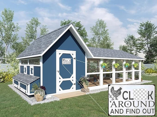 "Funny Chicken Warning Sign - Tin Sign for Farmhouse, Kitchen, Garden, Bar or Pub Decor - 8x12 Inch"