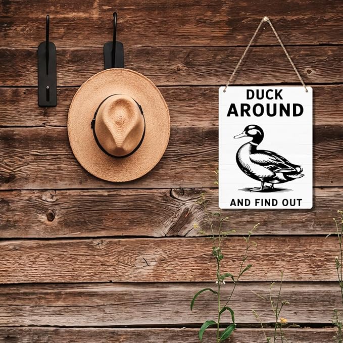 Chicken Gifts Sign Funny Chicken Coop Accessories Chicken Signs Rooster Decor for Home Farm Chicken-Coop Kitchen Welcome To Our Coop Country Decor 8x10 Inch