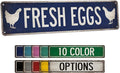 Chicken Coop Sign Fresh Eggs - Made In USA - Rustic Décor Farm Chicken Décor Kitchen Décoration Hen House Sign Outdoor Sign 104180017017