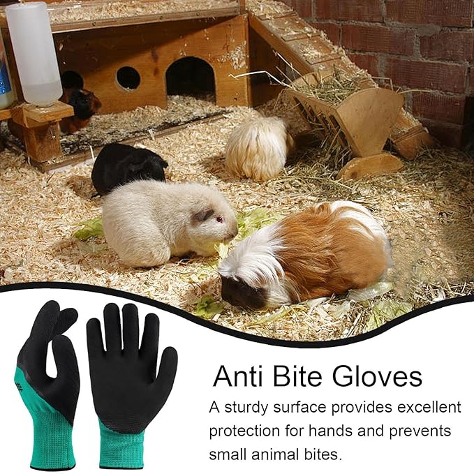 Bite Proof Gloves, Animal Handling Gloves, Puncture-resistant Anti Cut Insulated Thickened Anti Scratch Safe Touch Hand Security Protection, Multifunctional For Dogs, Hamster, Squirrels, Cats