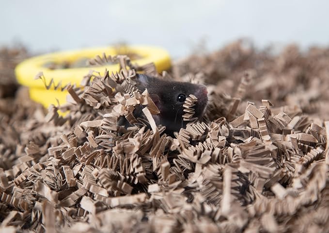 ECO Bedding 99% Dust Free Paper Bedding for Small Pets and Birds, Odor Control, 4.5 lb (Expands to 125 L)