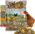 Chicken Nesting Herbs - 10oz Natural Dried Herb Blend for Coop Comfort,Egg Laying Hens,and Cozy Roosting,Nesting Box Pads and Winter Insulation,Bedding Supplies for Chicks