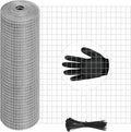 16in x 50Ft Hardware Cloth Hot-Dip Galvanized Welded Wire Mesh - Heavy Duty 23 Gauge Chicken Wire Fencing for Garden, Chicken Coop, Rabbit Cage, Rodent & Predator Protection