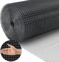 Land Guard 48 inch×100 ft Black Vinyl Coated Hardware Cloth, 19 Gauge 1/2 inch Black PVC Hardware Cloth, Black Welded Wire Fence Supports Poultry Netting Cage Fence…………
