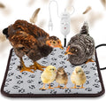 Heating Pad for Chicken Coop Rabbit Heater 110v Power 20w Electric Heated Mat Heated Bed Adjustable Pad Outdoor for Small Pet Cat Dog Guinea Pig Blankets Warming Bed Mats with Chew Resistant Cord