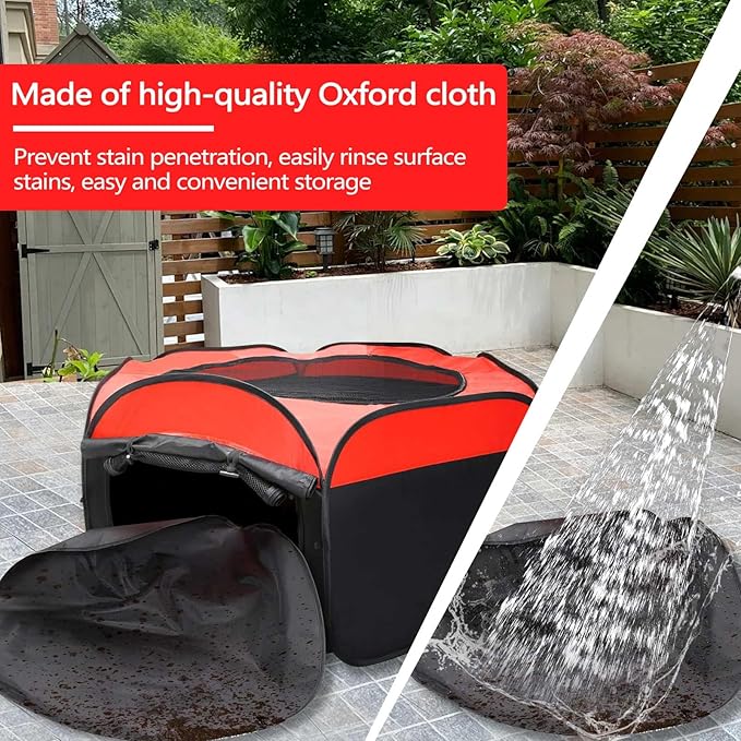 Double Door Brooder Box for Chicks, Breathable Pop up Chicken Brooder, Foldable Large Chick Starter Kit, 45.1" x 19.9" Brooding Playpen/Tent Holds Up to 20 Duck Quail Gosling