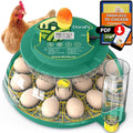 Dural's DX5® | Professional 18 Egg Incubator with Automatic Turning & Humidity Control | FCC Certified Egg Incubator | for Chicken, Quail, Duck Eggs | Precise Temperature | Easy to Clean (18 Eggs)