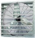 Iliving - 36" Wall Mounted Shutter Exhaust Fan - Automatic Shutter - Single Speed - Vent Fan For Home Attic, Shed, or Garage Ventilation, 6128 CFM, 9000 SQF Coverage Area, Silver (ILG8SF36S)