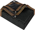 90% Black Shade Cloth for Patio, 4x6 FT Mesh Tarp Sun Shade Cloth with Grommets, Sun Protection Sail for Garden Greenhouse Pergola Barns Kennel Patio Outdoor Neting Cover