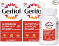 Geritol, Multivitamin Supplement, Contains B-Vitamins, Antioxidants, Vitamins C, E & D and Iron, 27 Essential Vitamins and Minerals, Gluten-Free, Non-GMO, No Artificial Sweeteners, 100 Tablets, 2 Pack
