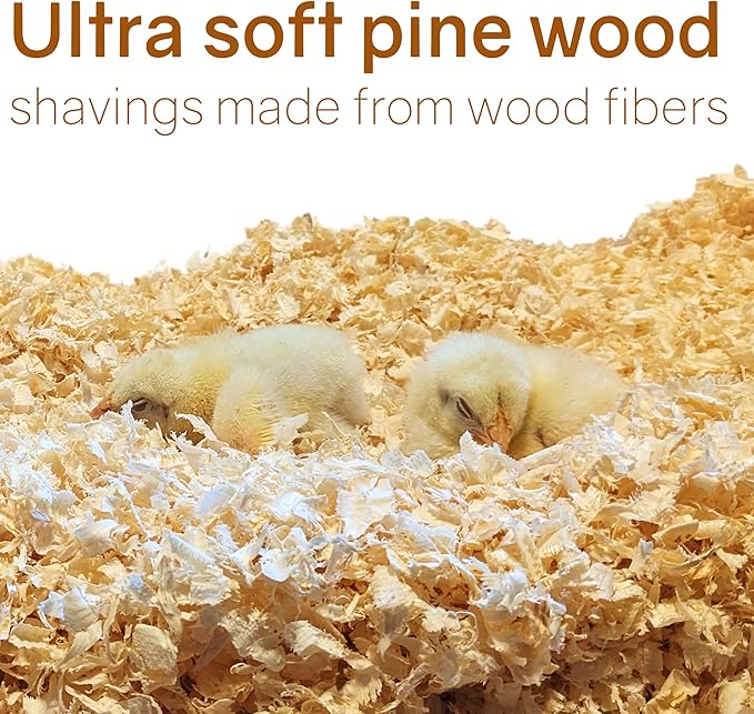 Greaton, Premium Natural Pine Animal Bedding – Dust-Free, Soft Shavings, Kiln-Dried & Heat-Treated for Indoor and Outdoor Pets