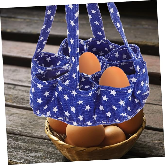 9bags Capacity Egg Collecting Basket with Pouches Gathering Bag for Fresh Chicken Duck and Goose Eggs Unique Design for Farmhouse and Garden Use