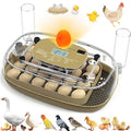 Incubators for Hatching Eggs, 24 Egg Incubator with Automatic Egg Turning and Humidity Control, Egg Candler, 360° Viewing, Chicken Incubators for Hatching Eggs, Quail Eggs, Duck Eggs Poultry