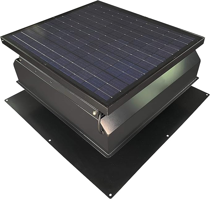 Remington Solar "Builder Series" 30 Watt Solar Attic Fan - Includes 110V adapter for auto-run night time operation