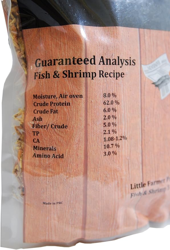 Fish & Shrimp | Dried River Shrimp & Minnow Fish | Omega 3, Calcium, Protein Packed | Premium Poultry Chicken Duck Treat (3)