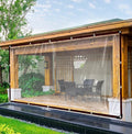 Clear Tarps with Grommets for Patio, 5x6 FT Vinyl Tarp - Transparent Waterproof Greenhouse Plastic Sheeting for Rainproof Garden Plant Cover and Outdoor Protection